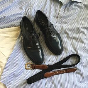 Alessandro Dell’Acqua men’s blue/black oxfords 11